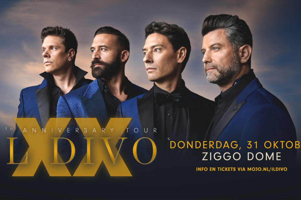 Il Divo keert terug naar Ziggo Dome op donderdag 31 oktober tijdens 'XX 20th Anniversary Tour'