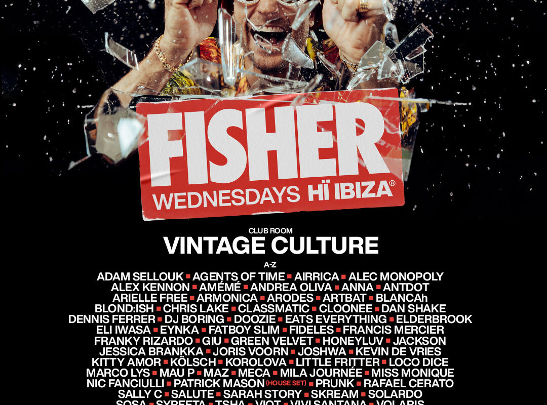 Fisher & Vintage Culture at Hï Ibiza - Lineups revealed for 2024 residency