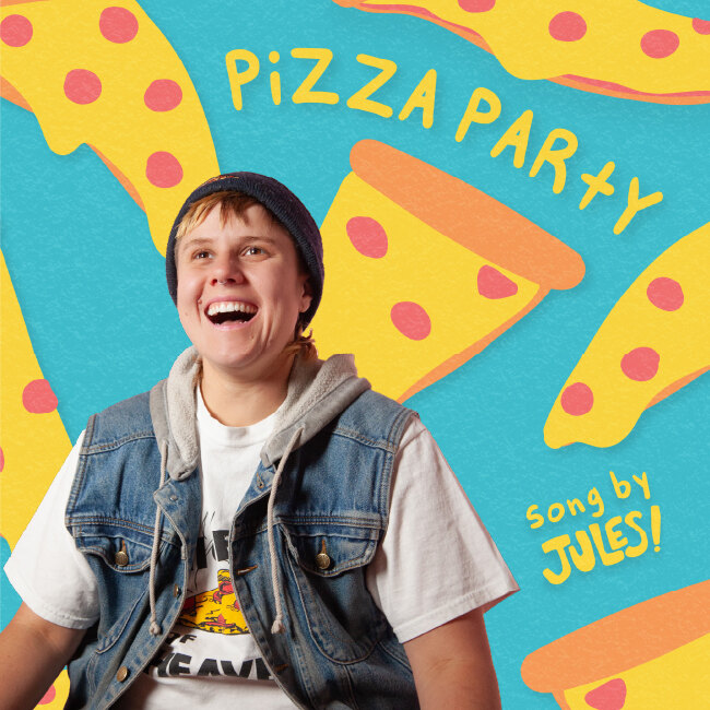 "Pizza Party" by Jules! - New from Ms. Rachel's frequent co-star - Out May 24