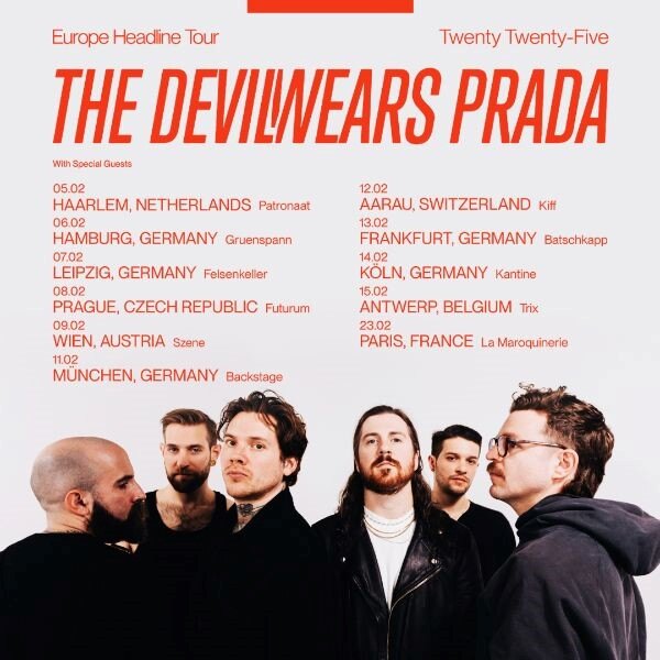 The Devil Wears Prada Announce EU Headliner Tour For February 2025!