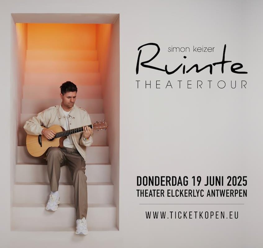 Simon Keizer komt met solo theatertour 'Ruimte' naar Antwerpen