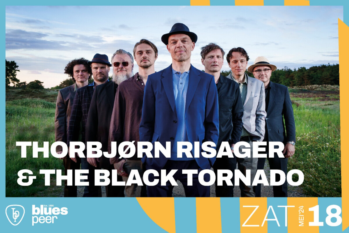 Thorbjørn Risager & The Black Tornado komt op zaterdag naar Blues Peer