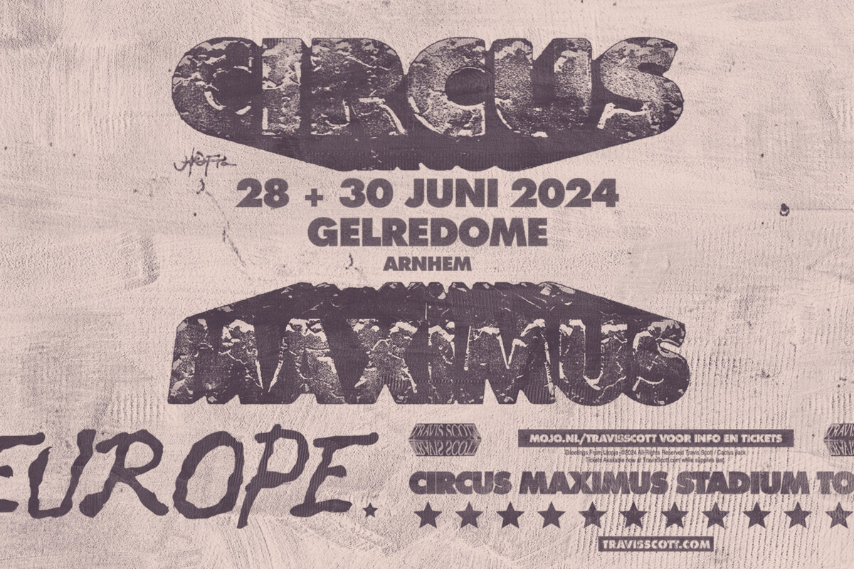 Travis Scott voor extra show naar GelreDome op zondag 30 juni tijdens Utopia Circus Maximus World Tour