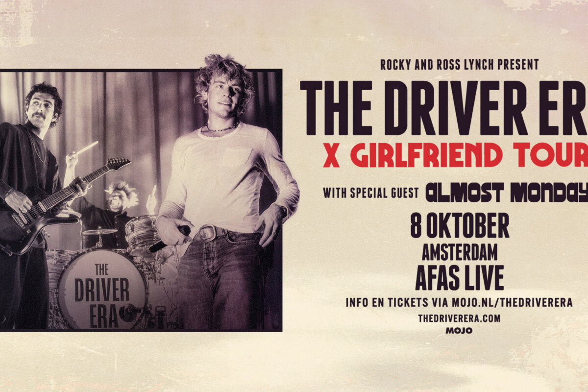 The Driver Era brengt de 'X Girlfriend Tour' naar AFAS Live op dinsdag 8 oktober