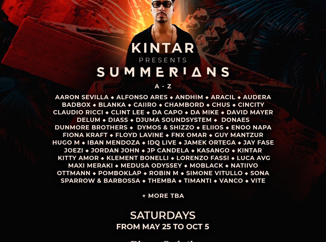 Ibiza's Playa Soleil unveils season lineup for Kintar presents Summerians