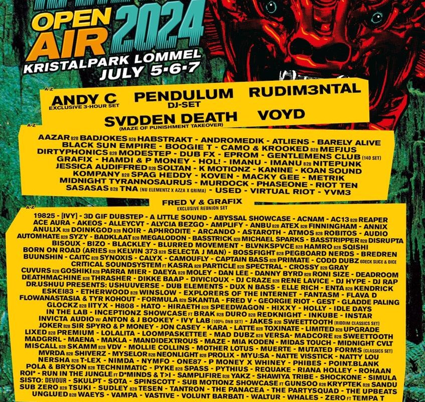 The Partysquad brengt mokerharde drum-'n-bass set op Rampage Open Air 2024
