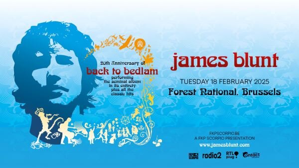 James Blunt viert verjaardag in Vorst Nationaal
