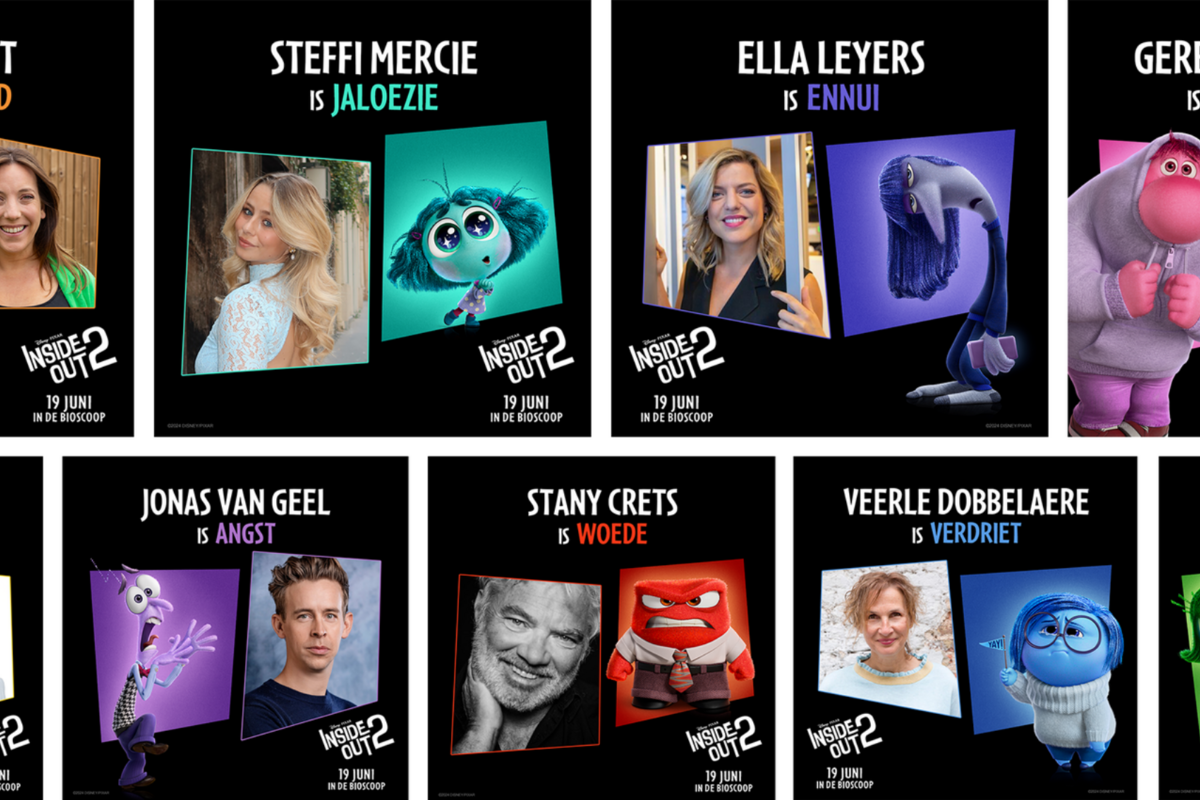 Ontdek nu de Vlaamse stemmencast van "Inside Out 2"