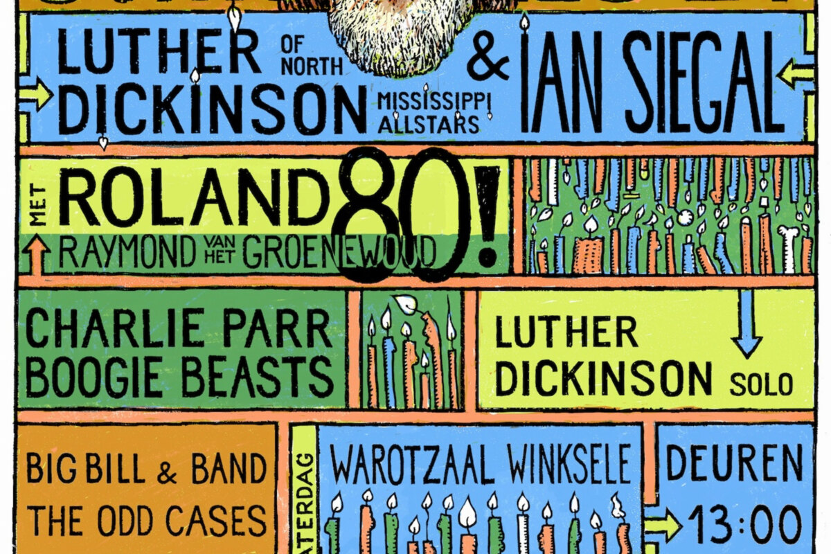 Sortie Blues viert 80 jaar Roland Van Campenhout met Bijzondere Tentoonstelling