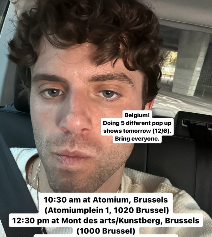 Mark Ambor verrast met last minute buskeroptredens in Brussel, Antwerpen, Hasselt en Leuven