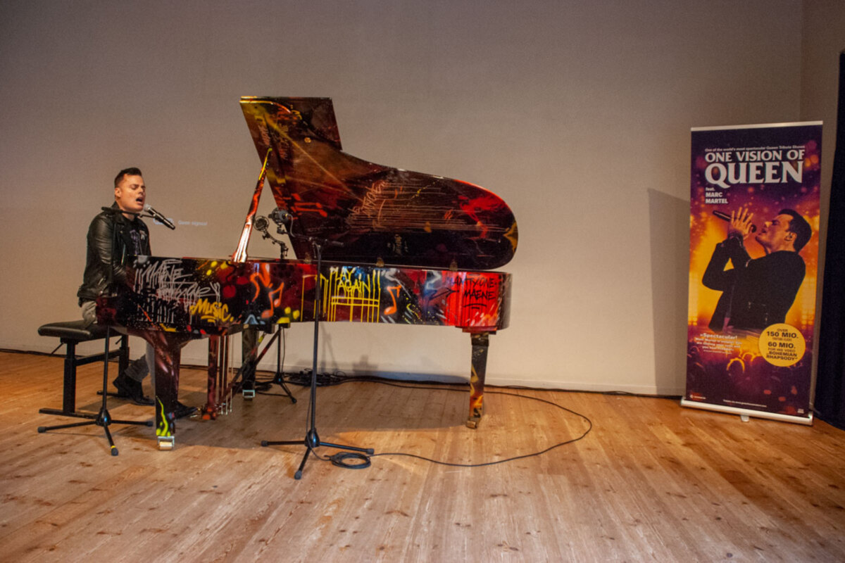 Marc Martel met promo tour 'One Vision of Queen' in Brussel