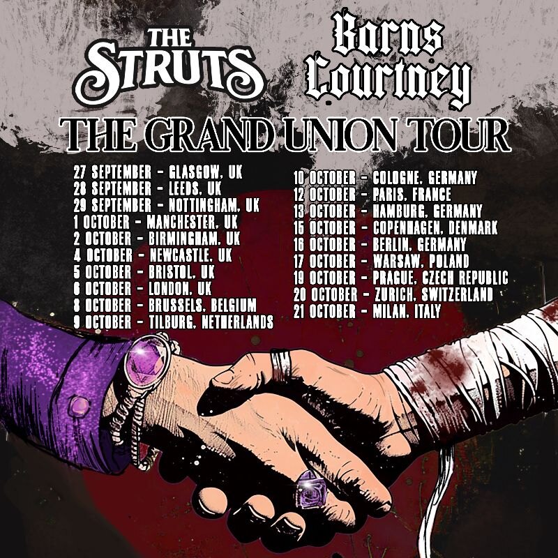 The Struts announce UK & EU tour with Barns Courtney