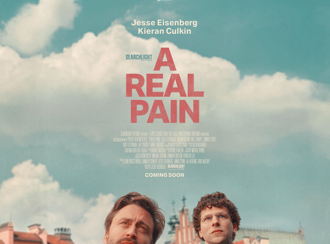 Ontdek nu de eerste  trailer en poster voor "A Real Pain" van Searchlight Pictures