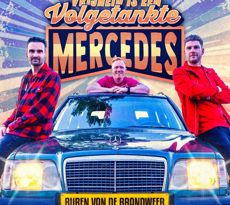 Met ‘Vrijheid Is Een Volgetankte Mercedes’  brengt Buren van de Brandweer een eerbetoon aan Armand 