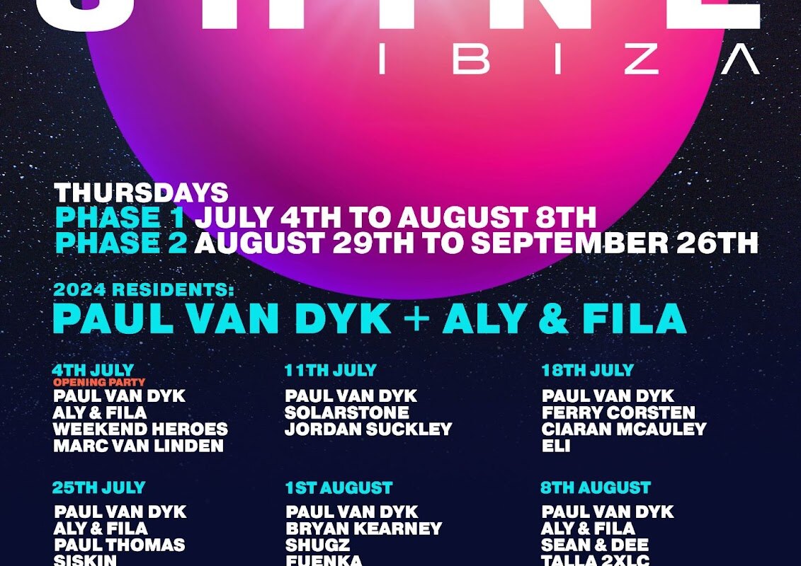 Paul van Dyk Kicks Off Shine Ibiza 5th Anniversary Residency This Week