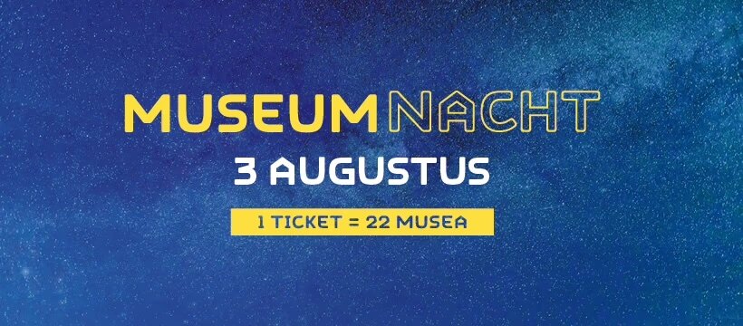18e editie van Museumnacht op 3 augustus   