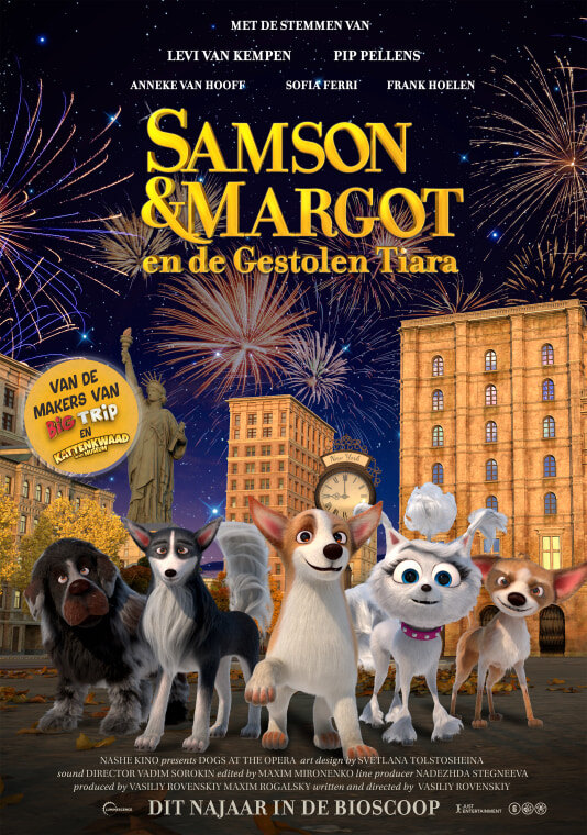 Trailer animatiefilm ‘Samson & Margot en de Gestolen Tiara’ is uit
