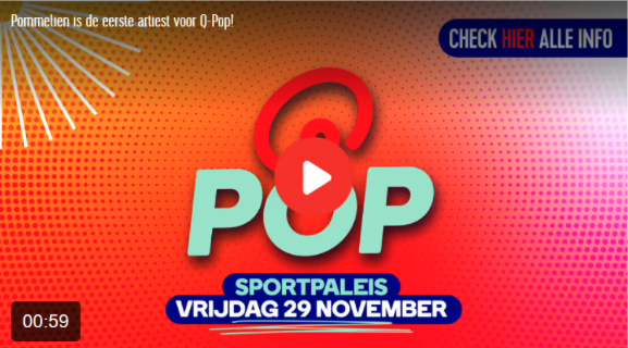 Qmusic zet samen met Pommelien Thijs het Sportpaleis in vuur, vlam, glamour én glitter tijdens nieuwe editie van Q-Pop