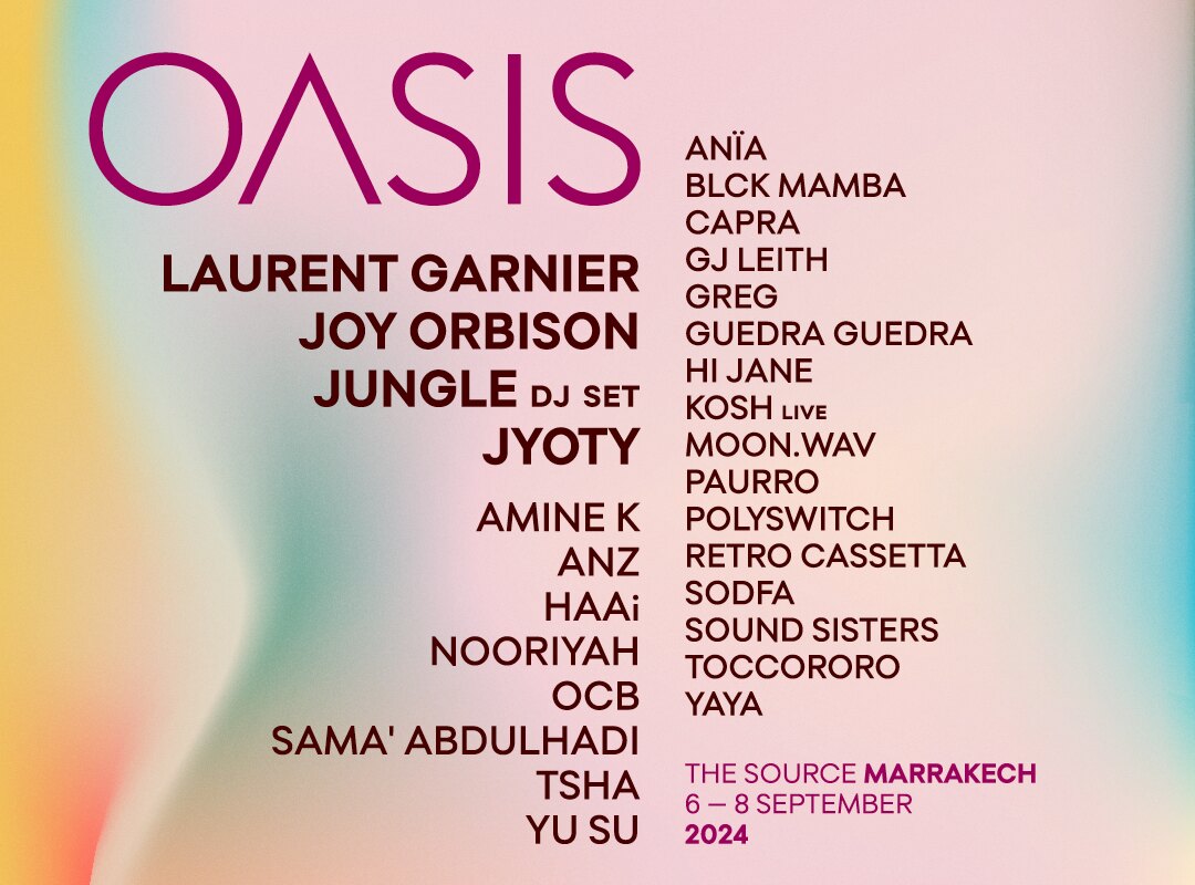 Morocco's Oasis Festival unveils more acts for 8th edition this September