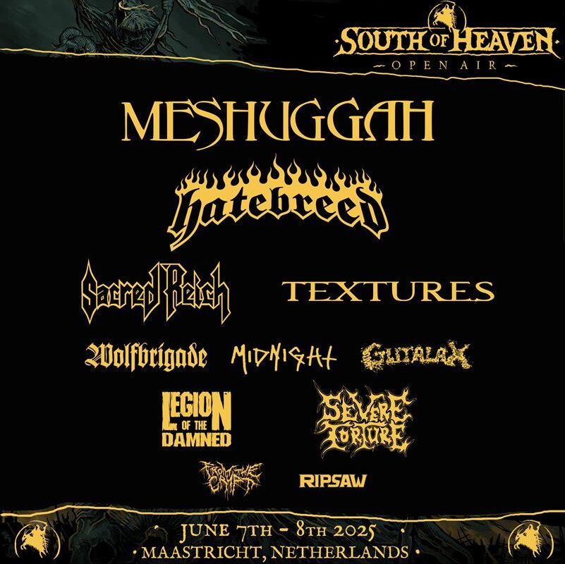 Gloednieuw festival South Of Heaven open air dropt eerste 11 namen 