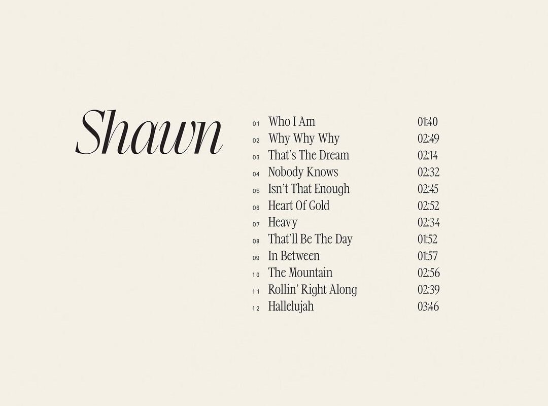 Shawn Mendes announces new self-titled album, SHAWN, out october 18