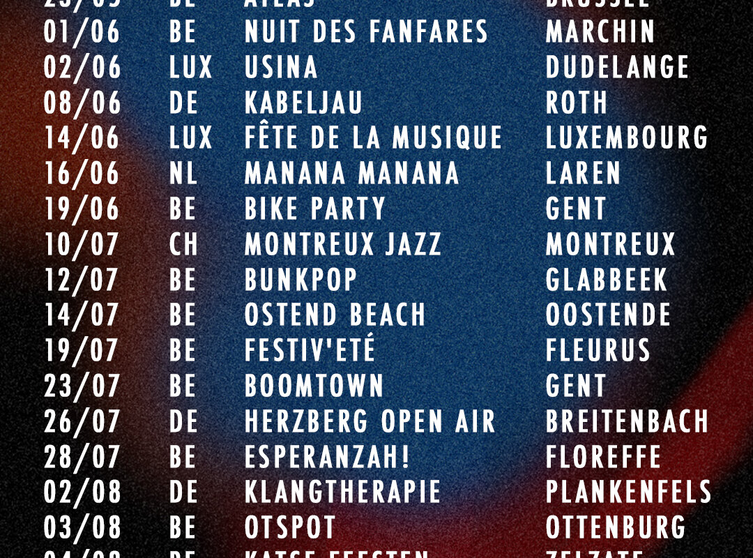 NAFT opent de Marquee op Pukkelpop en rondt internationale tour verder af.