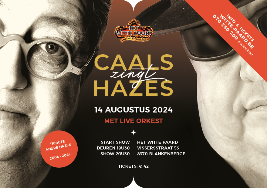 Luc Caals viert zijn verjaardag met een ode aan André Hazes in Blankenberge