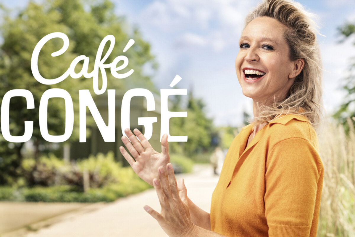Cath Luyten opent maandag de deuren van Café Congé met Marc Coucke als centrale gast