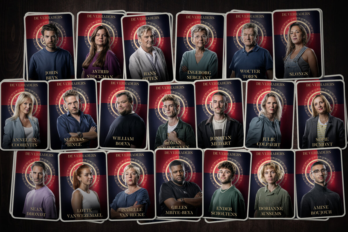 De volledige cast van De Verraders is bekend: ook deze 11 bekende Vlamingen spelen vuil spel in het nieuwe seizoen