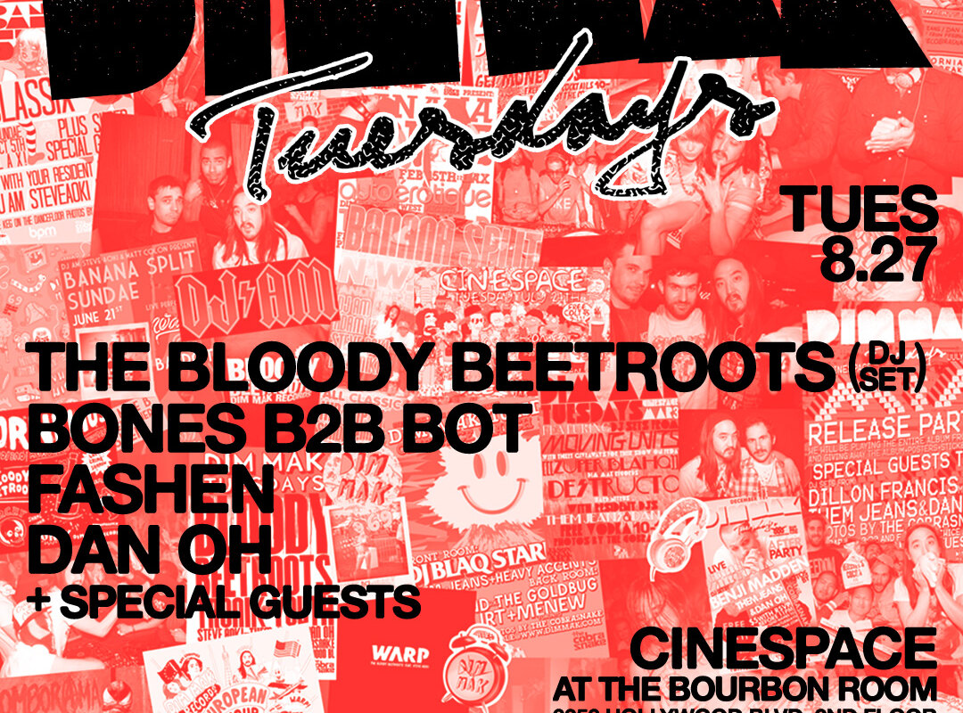 Legendary LA party Dim Mak Tuesdays returns as a monthly party at CINESPACE