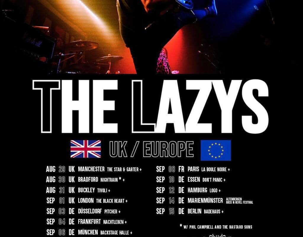 Junkyard Drive & The Lazys on tour: a harmonious hard rock hitch
