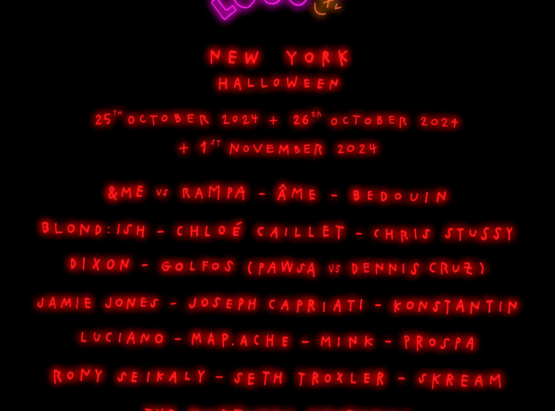 CircoLoco Announces &ME vs Rampa, Jamie Jones, Joseph Capriati, Luciano, Seth Troxler, The Martinez Brothers + More for Halloween NYC 2024 Lineup