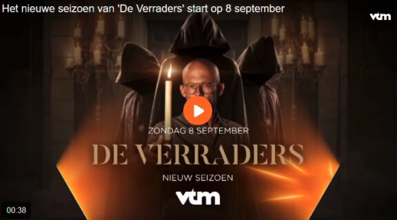 Het vuilste spelletje van Vlaanderen keert terug: nieuw seizoen De Verraders vanaf 8 september bij VTM