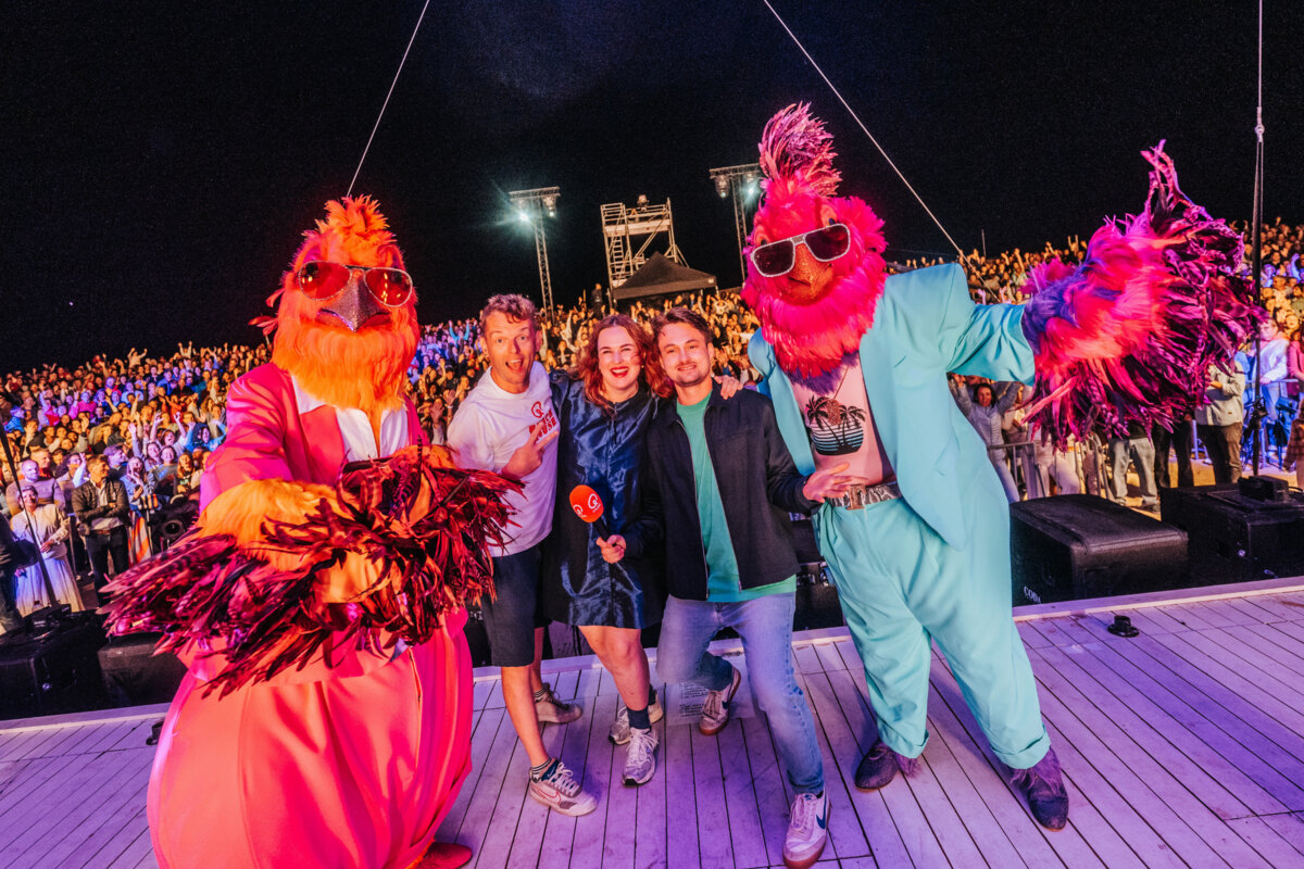The Masked Singer-kippen Tik & Tok beleven zwoele zomeravond in Oostende