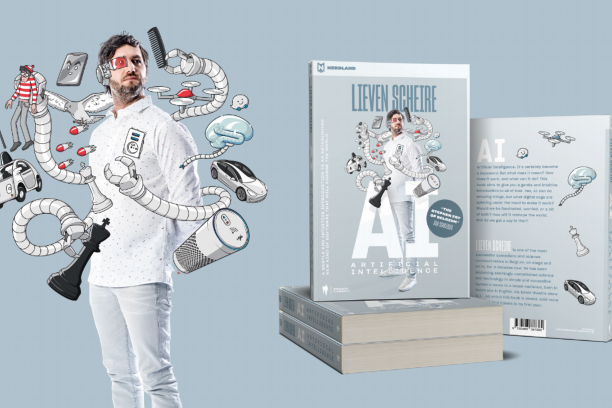 Lieven Scheire lanceert Engelstalig AI-boek en rondt live tour af