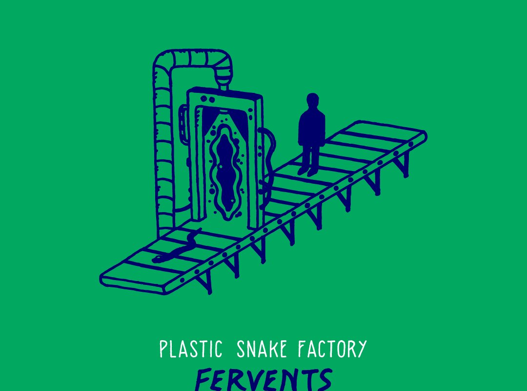 Fervents heeft vandaag een nieuwe single uitgebracht, 'Plastic Snake Factory'
