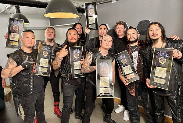 The Hu Receive  Impala Double Gold Award   For Their Debut Album “The Gereg”