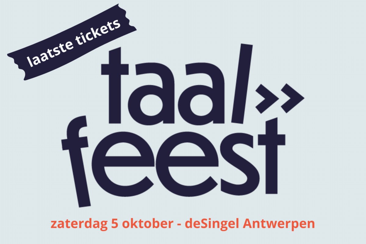 VRT viert de Week van het Nederlands met het Taalfeest