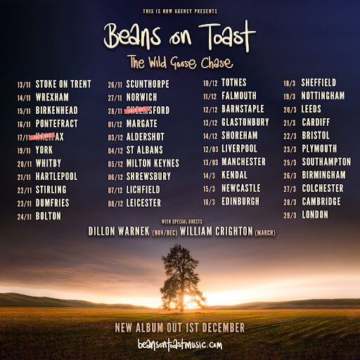 Beans On Toast Announces 'Wild Goose Chasers' Album || Listen to "Myths & Legends" Now