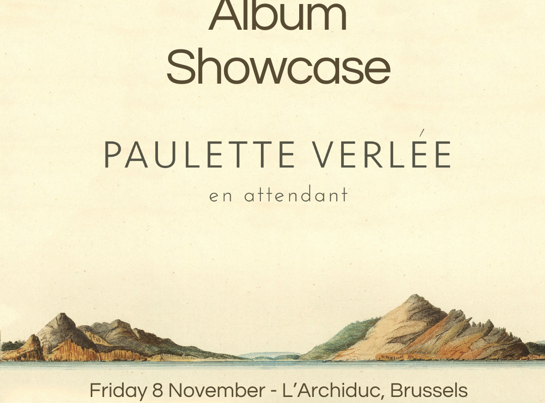 V2 Invites you to Paulette Verlée's Album Showcase on Fri 8 November at L'Archiduc, Brussels