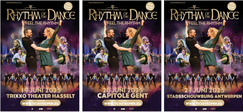 Ierse danssensatie Rhythm of the Dance keert terug naar België met adembenemende nieuwe show ‘Feel The Rhythm’