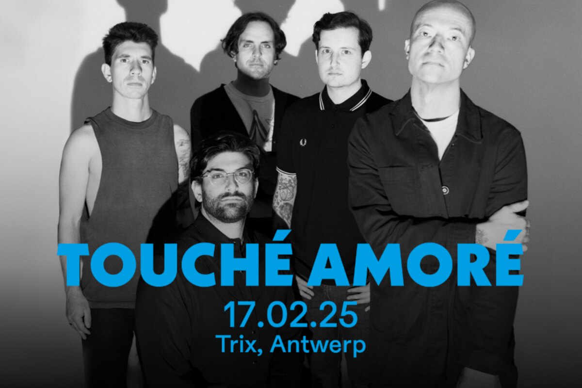  Touché Amoré op 17 februari 2025 in Trix, Antwerpen