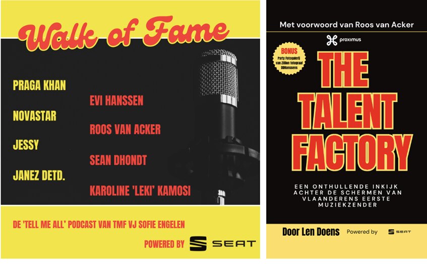 Terug naar de gloriedagen van TMF met podcast Walk of Fame en boek The Talent Factory