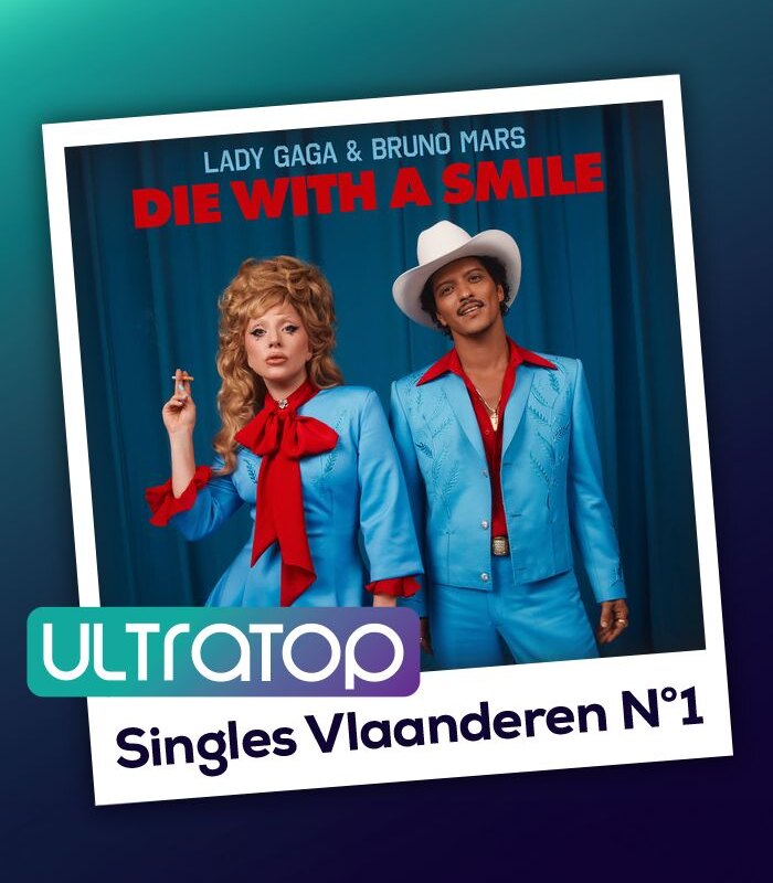 Lady Gaga & Bruno Mars op kop in de Ultratop Single Charts in Vlaanderen