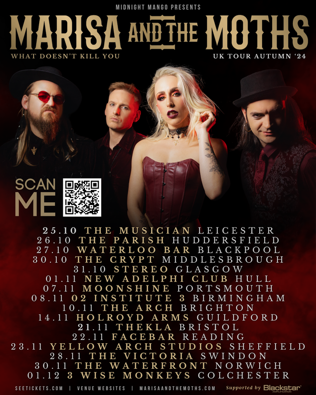 Grunge rockers Marisa And The Moths release new video ahead of UK tour