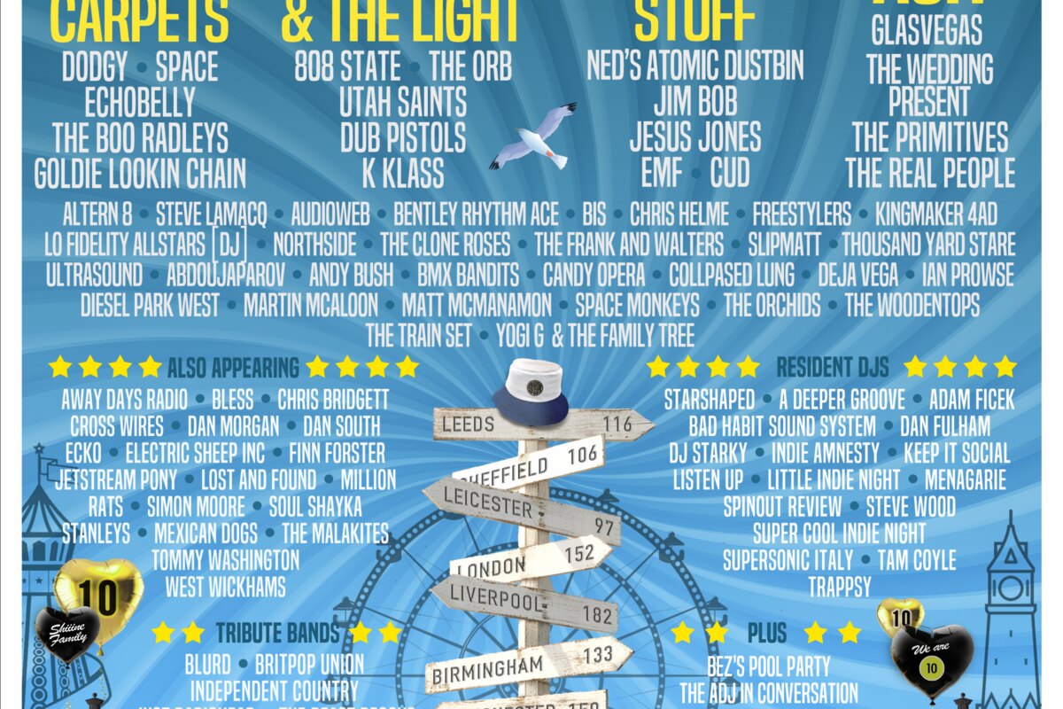 Shiiine On Weekender Announce Line Up for 2025 ft. Inspiral Carpets, Ash, Wonder Stuff, Peter Hook