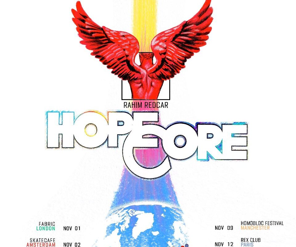 Rahim Redcar announces that four dates of his upcoming HOPECORE tour will be streamed live via Instagram