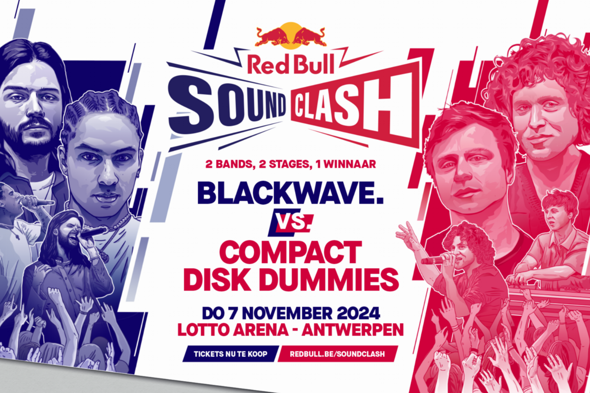 blackwave. & Compact Disk Dummies op Red Bull SoundClash - de ultieme battle of the bands // live in de Lotto Arena op 7 november