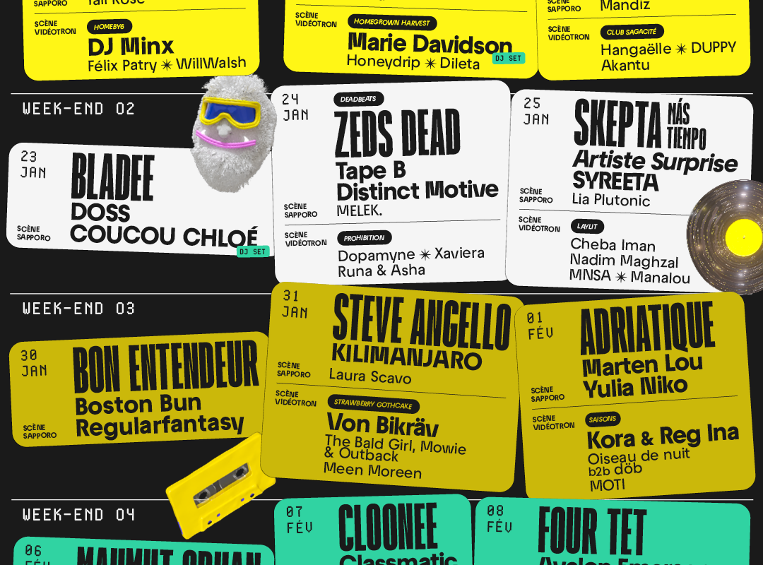 Igloofest Montréal Announces Four Tet, Michael Bibi, Skepta (Más Tiempo), Adriatique, Avalon Emerson, Mahmut Orhan, SYREETA + More for 2025 Edition