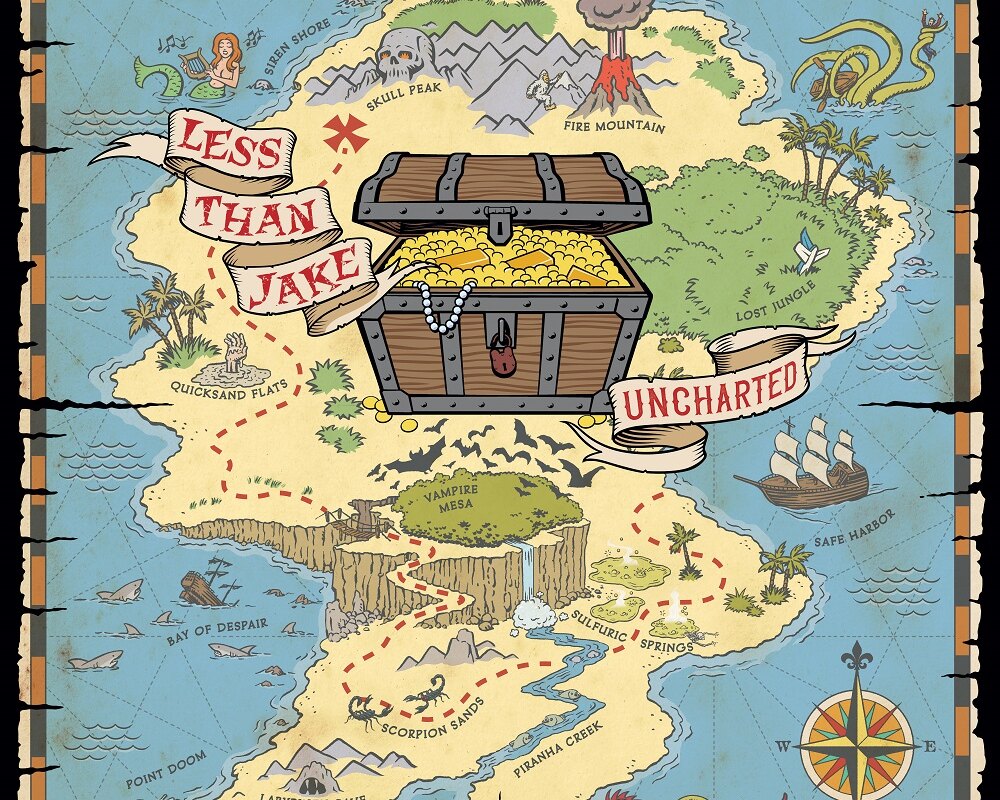 Less Than Jake  Releases New EP "Uncharted" Out Now Via Pure Noise Records